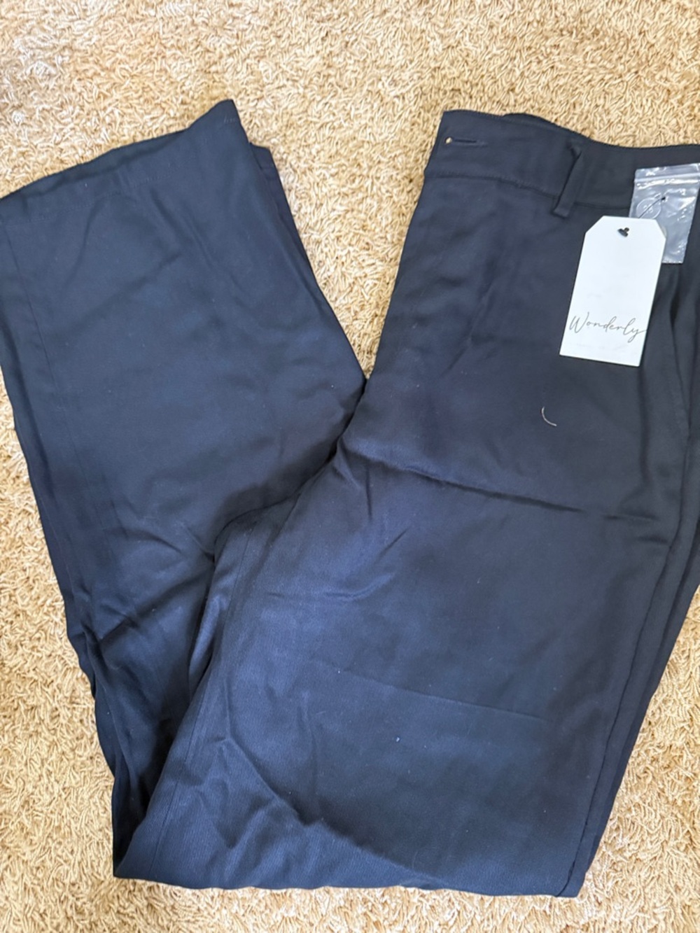Wonderly women’s Black Dress Pants - wide leg NWT size 6